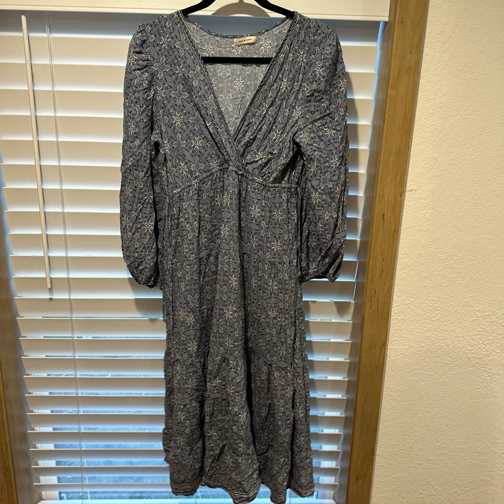 Max Studio blue Midi Dress